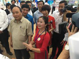 Truong Dai hoc Hung Vuong co san pham lot top 30 san pham tham du tai Trien lam “Tu hao Tri tue lao dong Viet Nam” nam 2017 