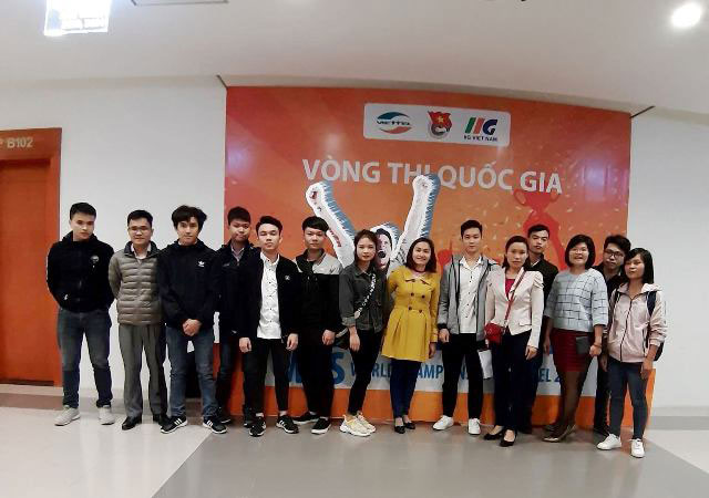 Truong Dai hoc Hung Vuong (Phu Tho) tham du cuoc thi vo dich tin hoc van phong MOSWC 2019