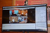 Truong Dai hoc Hung Vuong tham du Hoi nghi truc tuyen ve “Cong tac tuyen sinh Dai hoc, Cao dang nam 2020” do Bo GD&DT to chuc