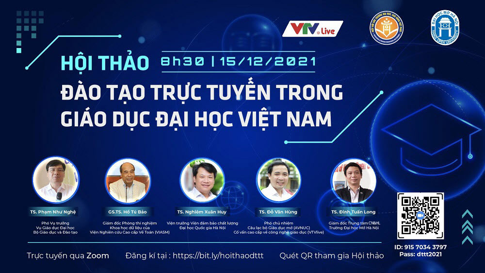 Truong Dai hoc Hung Vuong du Hoi thao “Dao tao truc tuyen trong giao duc dai hoc Viet Nam”