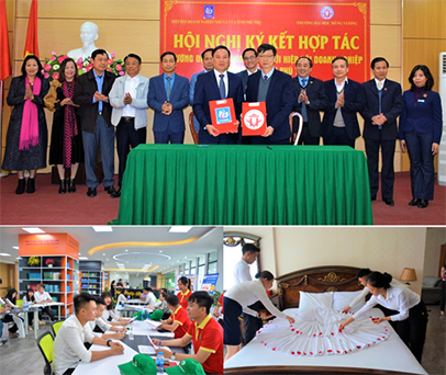 Truong Dai hoc Hung Vuong: Day manh hop tac doanh nghiep - Cam ket viec lam cho sinh vien