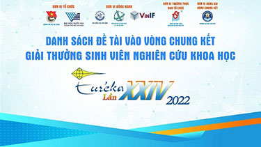 Sinh vien Truong Dai hoc Hung Vuong xuat sac lot vao vong chung ket Giai thuong Sinh vien nghien cuu khoa hoc - Eureka lan thu 24 nam 2022