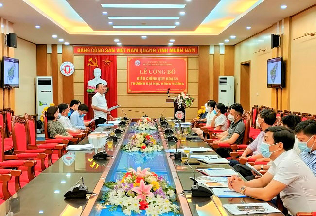 Cong bo dieu chinh tong the Quy hoach phan khu Truong Dai hoc Hung Vuong