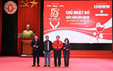 Ngon lua nhan ai - hien mau chia se giot hong tiep tuc bung sang tai Truong DH Hung Vuong - Ngay Chu nhat do 2023 (Can bo, giang vien va sinh vien Nha truong da hien duoc gan 1000 don vi mau)