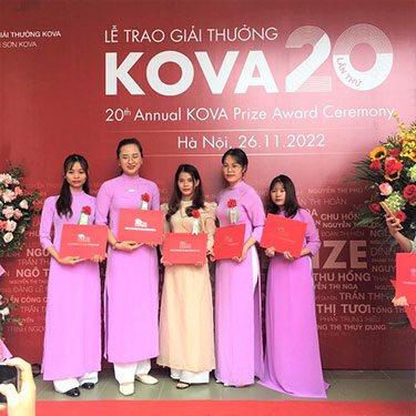 06 sinh vien cua HVU duoc trao hoc bong KOVA lan thu 20 nam 2022