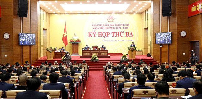 Khai mac trong the Ky hop thu Ba, HDND tinh khoa XIX