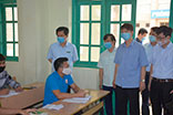 Ban Chi dao phong, chong dich Covid - 19 tinh Phu Tho kiem tra cong tac phong chong dich tai Truong DH Hung Vuong trong ngay dau (04/5/2020) sinh vien tro lai truong hoc tap