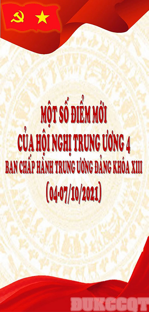 Mot so diem moi cua Hoi nghi Trung uong 4 khoa XIII