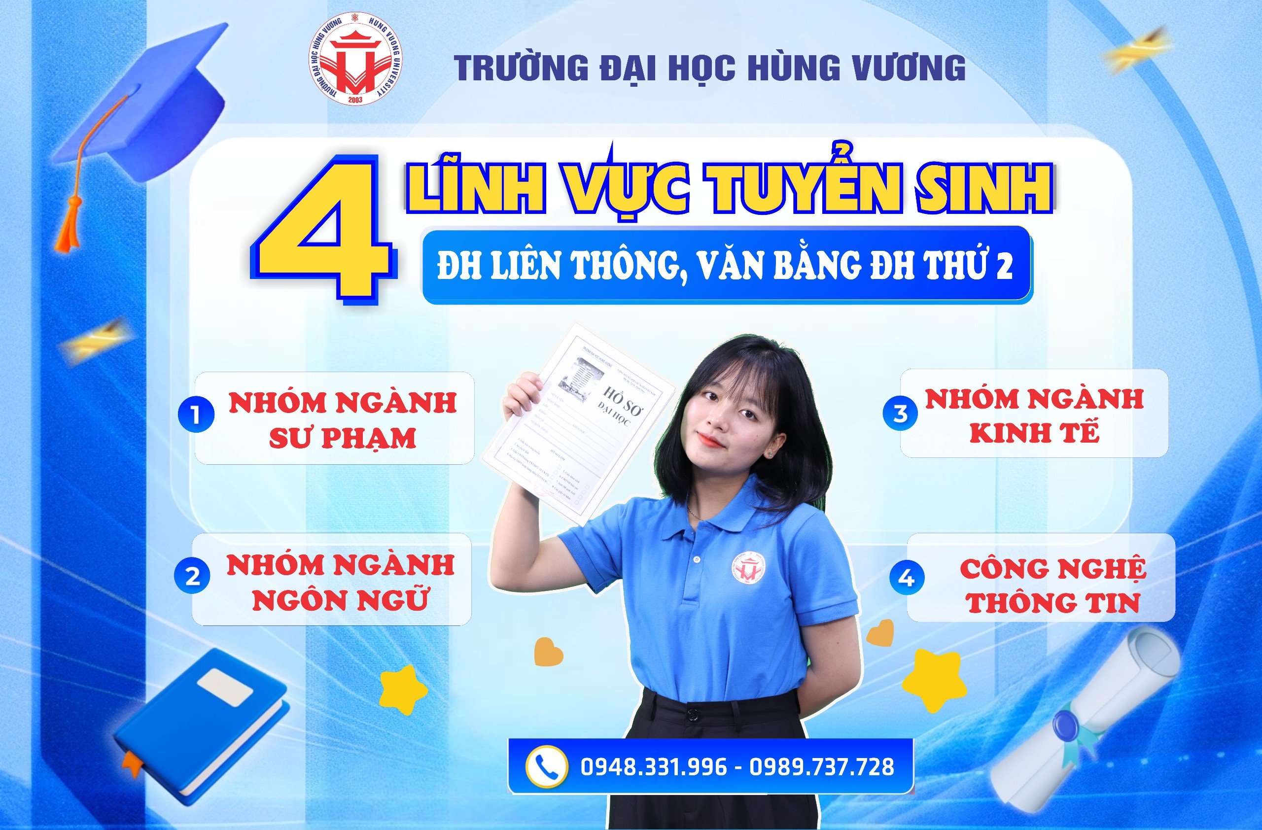 Các ngành tuyển sinh ĐH Liên thông và văn bằng ĐH thứ 2